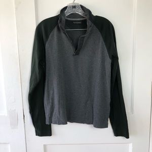 Banana Republic Luxury Cotton 3/4 Zip Pullover